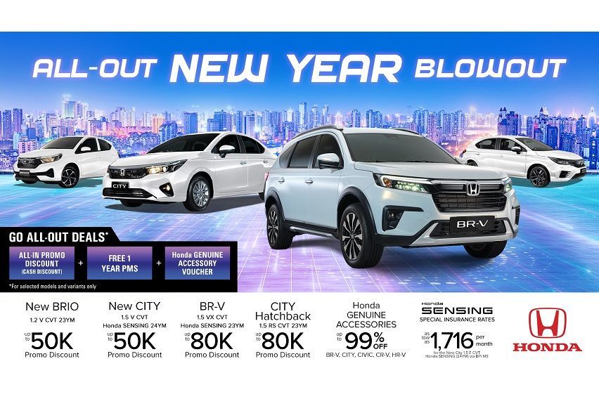 Honda Cars PH beefs up ‘All-out Blowout’ promo for Feb