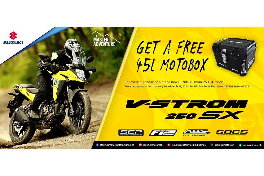 Suzuki V-Strom 250 SX Promo
