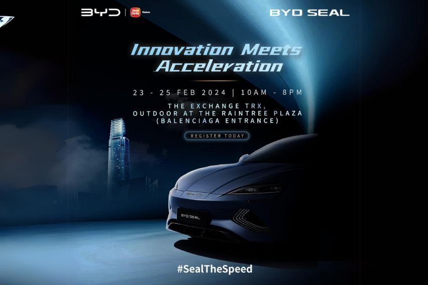 Save the date - BYD Seal launching on February 23 in Malaysia