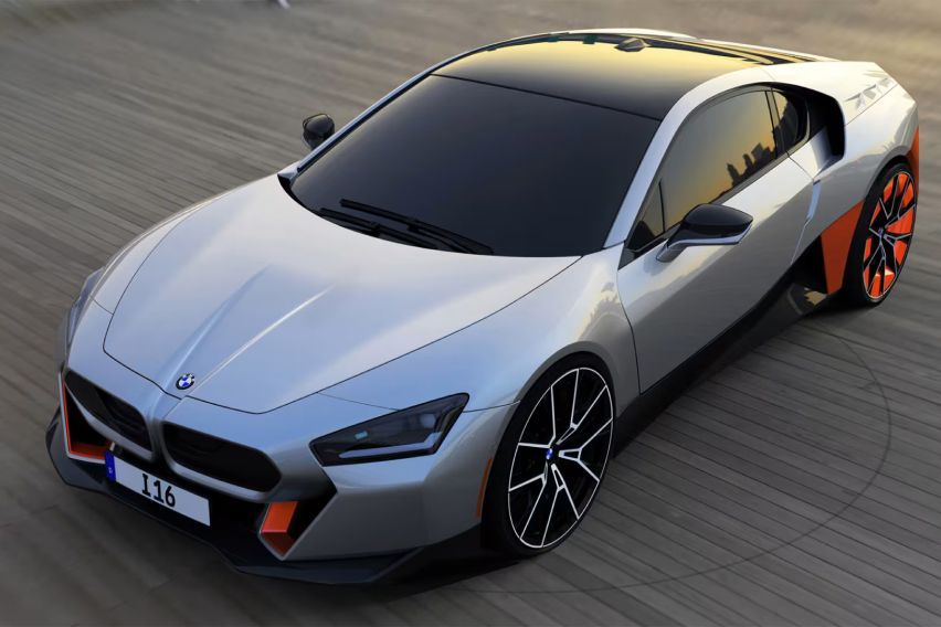 This is the BMW i16 supercar that never reached production