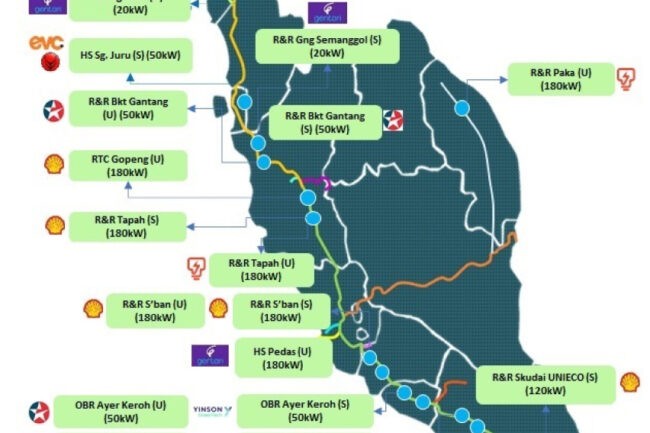 PLUS EV charging stations