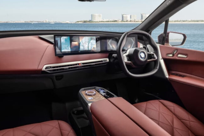 BMW Interior Design Atelier with Sensatec accents