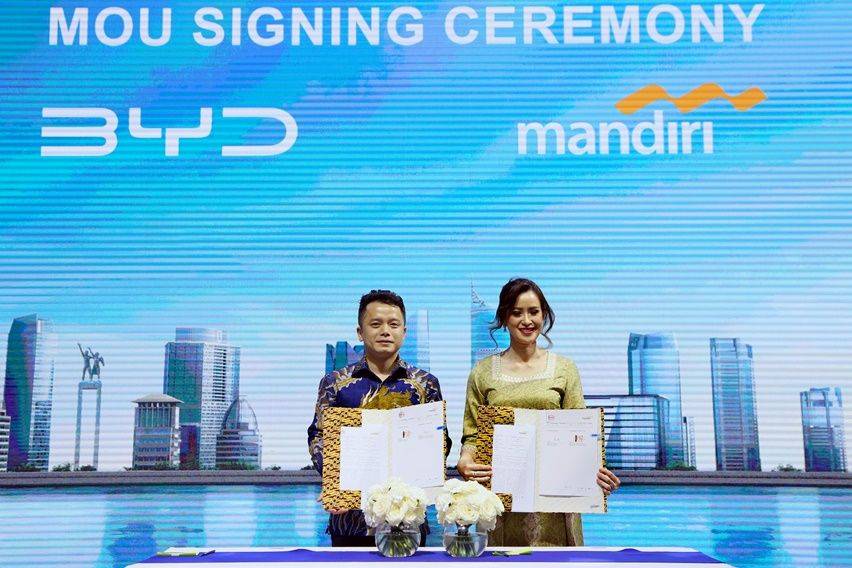 BYD Indonesia Gandeng Bank Mandiri untuk Sokong Sektor Pembiayaan