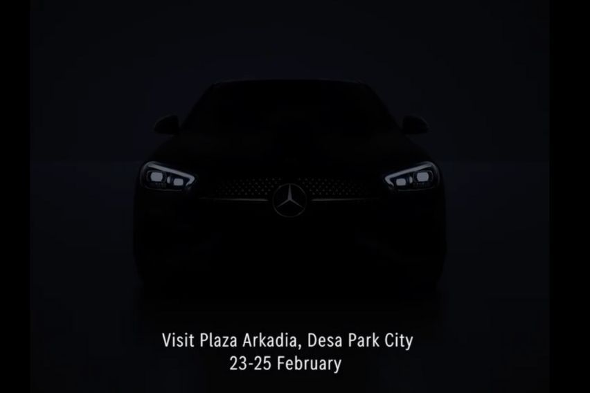 Mercedes-Benz C-Class PHEV teased in Malaysia; launch imminent