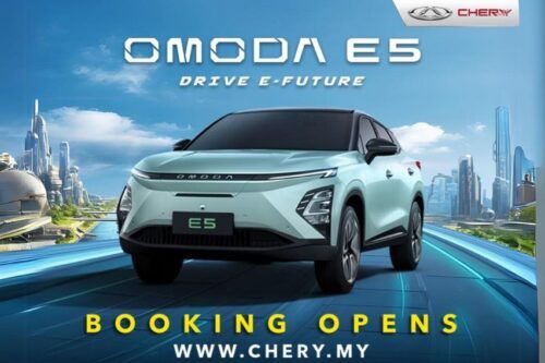 Chery Omoda E5 bookings open in Malaysia; est. price announced