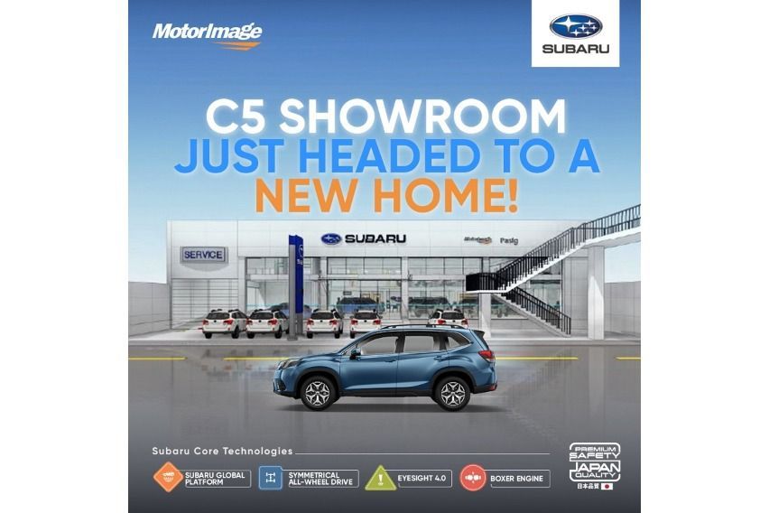 Subaru PH’s C5 Showroom moves to new location