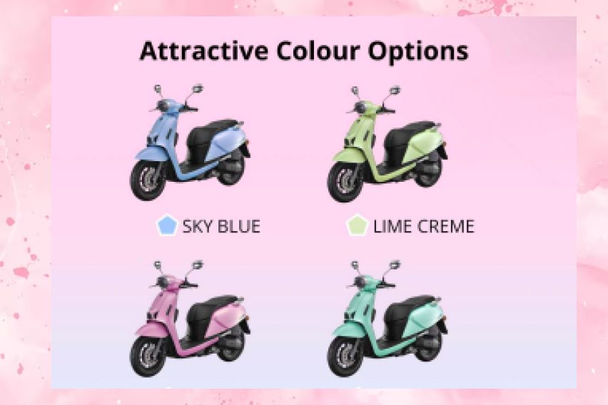 QJMOTOR LTR150: Colour palette