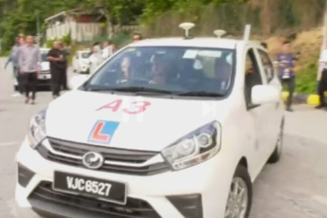 Malaysia driving license test