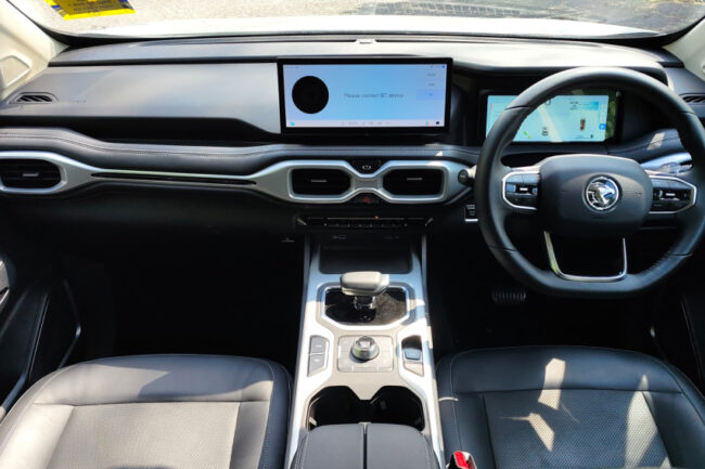 Proton X90 dashboard, cockpit