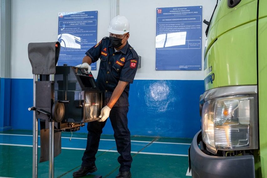 Fasilitas uji KIR Hino