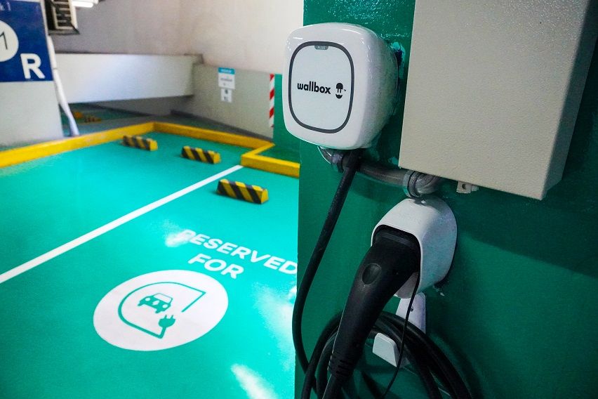 Araneta City EV charging stations