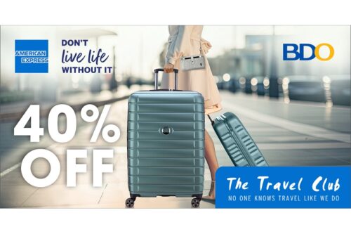 BDO-issued AmEx cardholders entitled to exclusive travel essential discounts