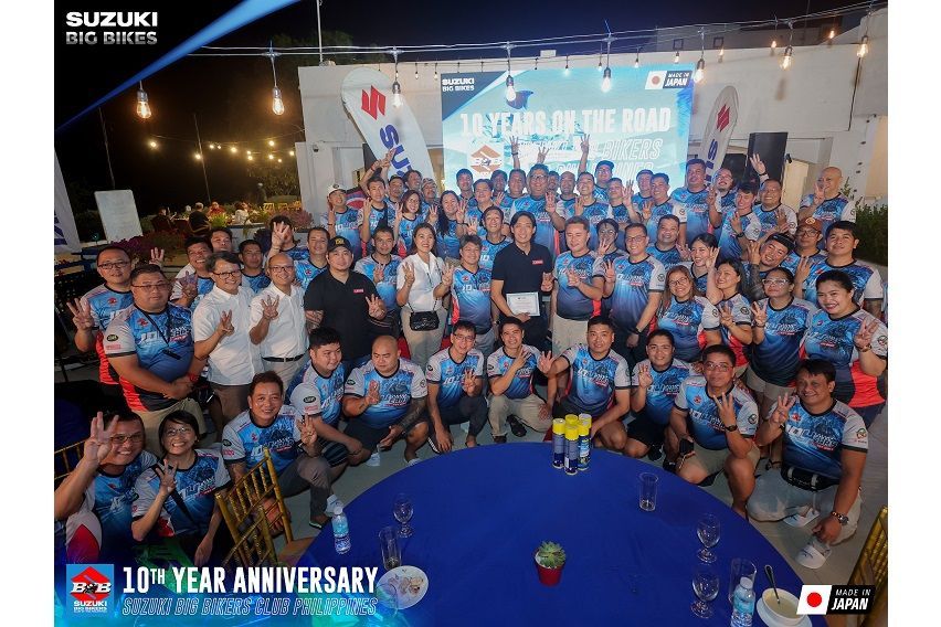 Suzuki big bike owners in PH celebrates 10th anniversary