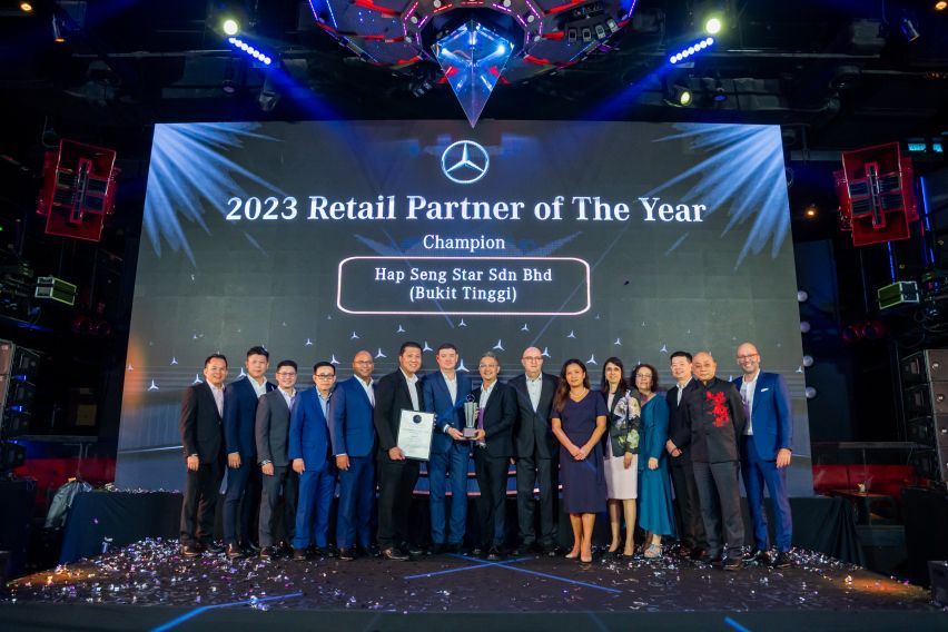 Hap Seng Star Bukit Tinggi shines at Mercedes-Benz Malaysia Retail Partner Awards ceremony