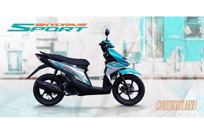 Here are the 3 available colors of the Suzuki Skydrive Sport