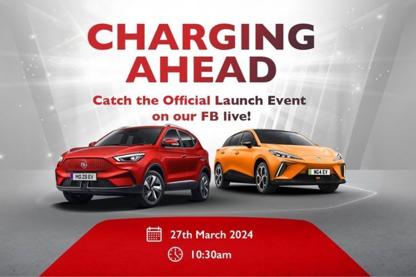Save the date: MG4 and MG ZS EVs launching on March 27 in Malaysia