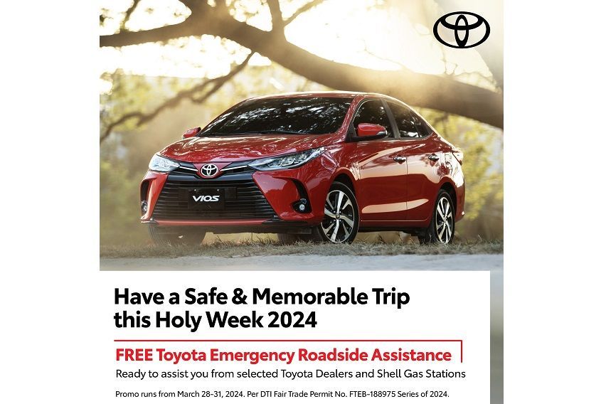 Toyota PH offers emergency roadside assistance for Lenten season anew