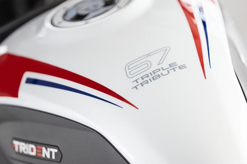 2024 Triumph Trident Triple Tribute Special Edition