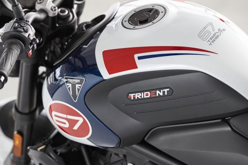 2024 Triumph Trident Triple Tribute Special Edition 