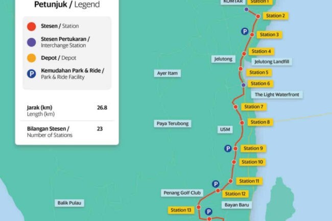 Penang Mutiara Line LRT