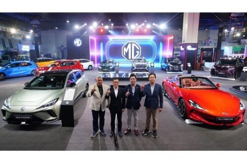 MIAS 2024: MG EV models takes centerstage