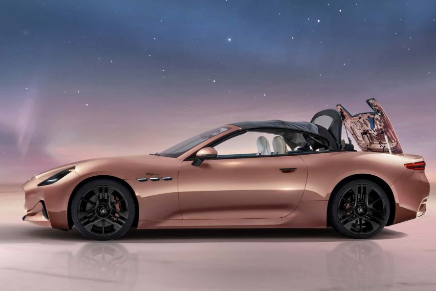 Maserati GranCabrio Fogore เปิดตัวรถยนต์ไฟฟ้า เปิดประทุน 761 แรงม้า