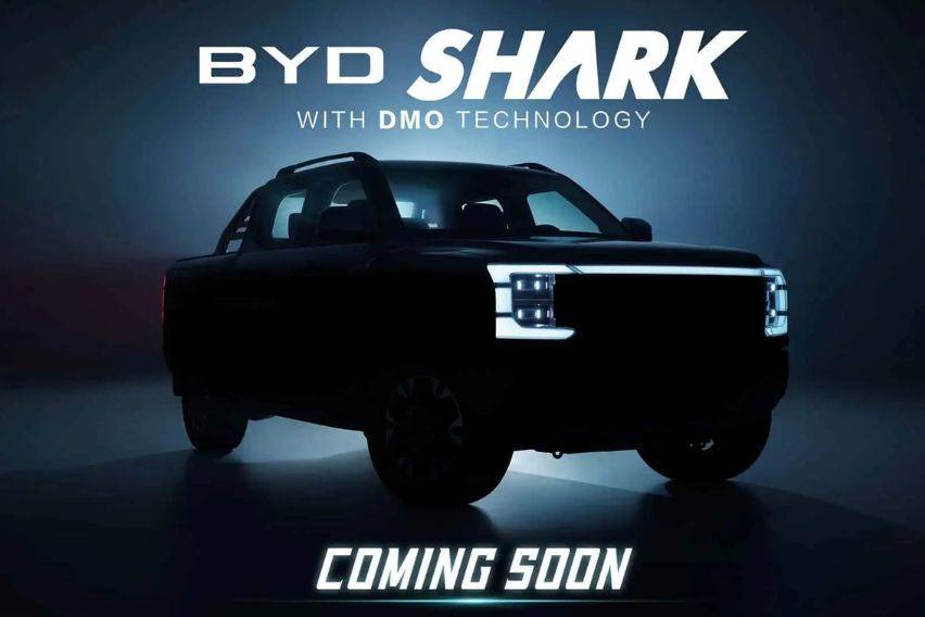 BYD names electric pickup ‘Shark’, debut set for this week