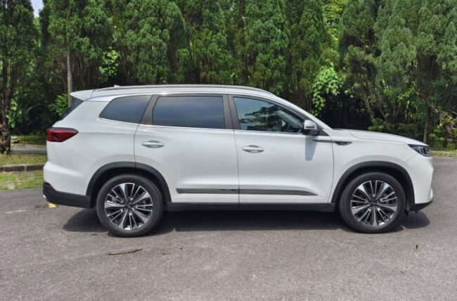 Chery Tiggo 8 Pro side profile