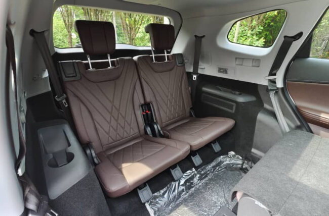 Chery Tiggo 8 Pro third row seats