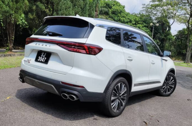 Chery Tiggo 8 Pro rear view