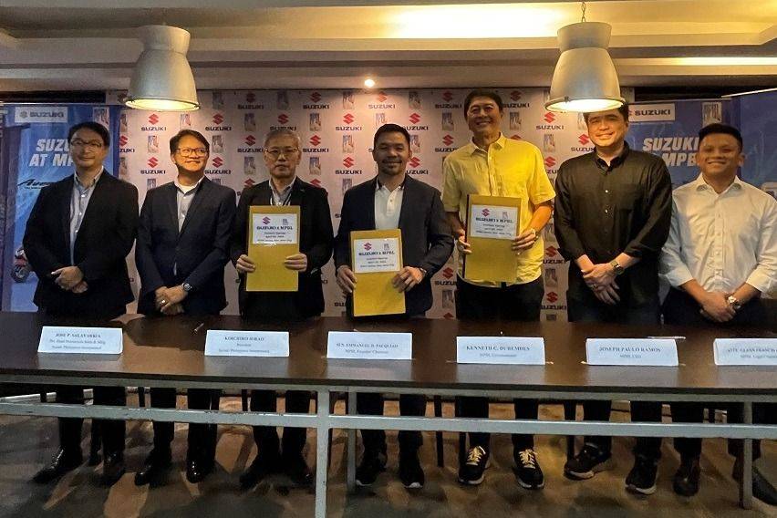 Suzuki PH, MPBL formally ink renewed ties