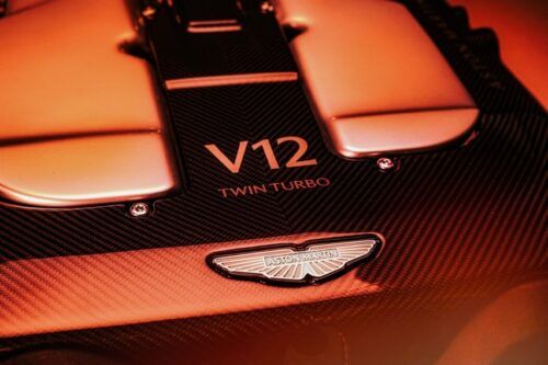 Aston Martin reveals new V-12 engine, to be used by soon-to-be-revived Vanquish?
