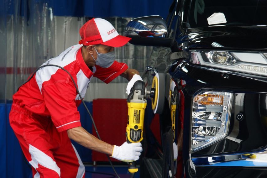 Mitsubishi Bodi dan Cat Serang