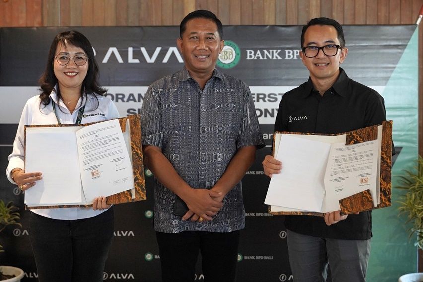 Percepat Ekosistem Kendaraan Listrik di Pulau Dewata, Alva Jalin Kemitraan dengan Bank BPD Bali