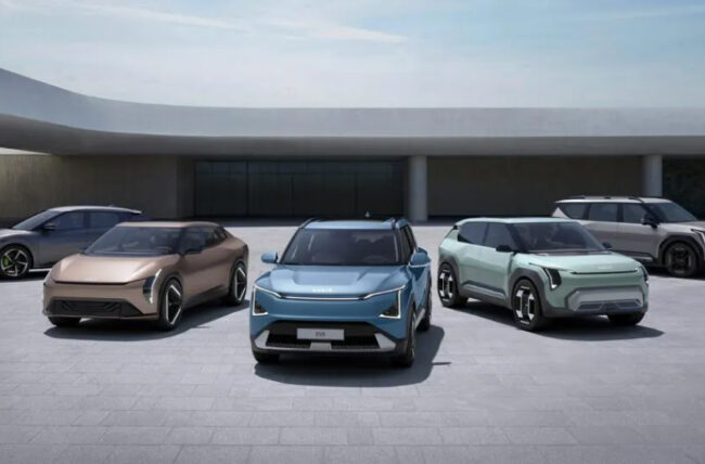 KIA EV line up