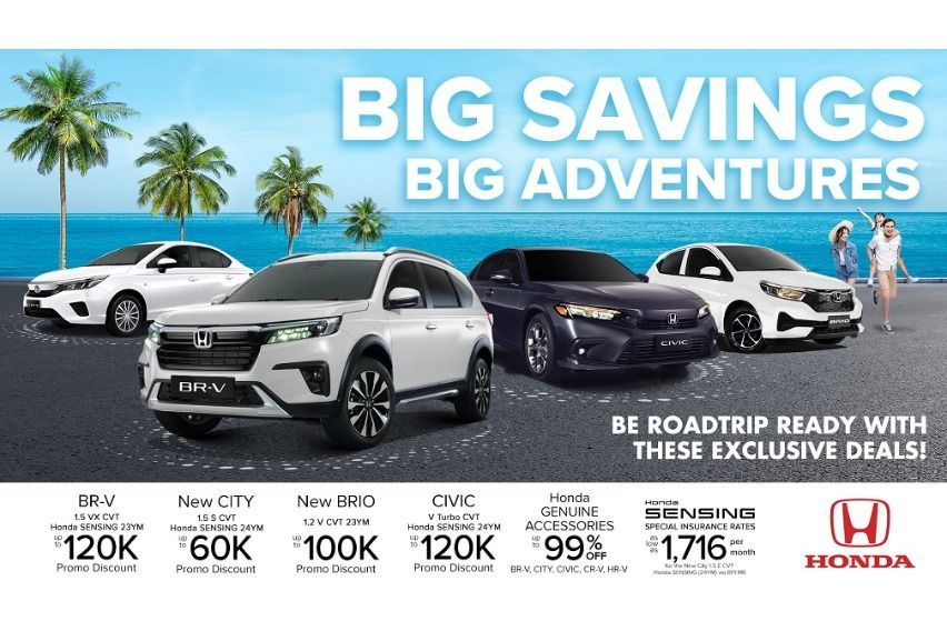 Honda Cars PH offers ‘Big Savings, Big Adventures’ this May