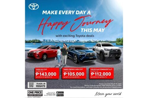 Toyota PH offers ‘Happy Journey’ to customers this May