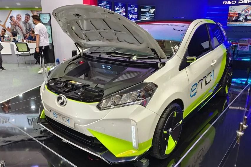 Mobil Konsep emo-1, Daihatsu Sirion yang Dikonversi Menjadi EV 