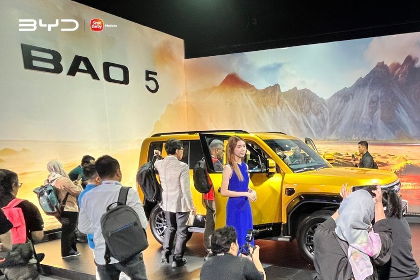 Malaysia Autoshow 2024: BYD Bao 5 makes a striking appearance