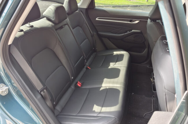 Proton S70 rear seats