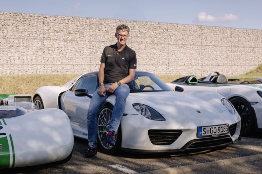 Frank-Steffen Walliser new Bentley CEO with Porsche 918 Spyder