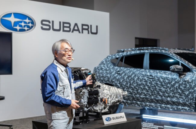 Subaru green engine