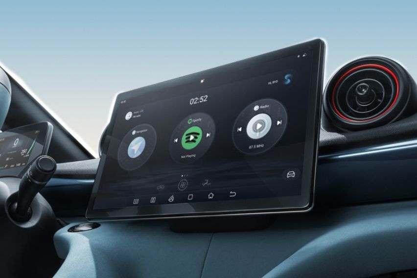 BYD Dolphin touchscreen