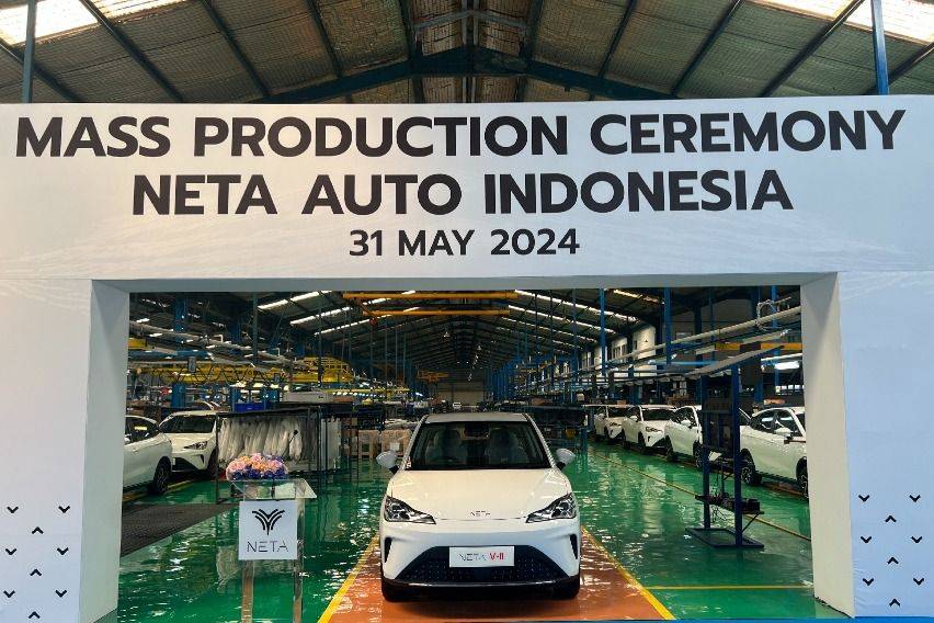 Neta V-II Mulai Dirakit Lokal di Pabrik Handal Indonesia Motor