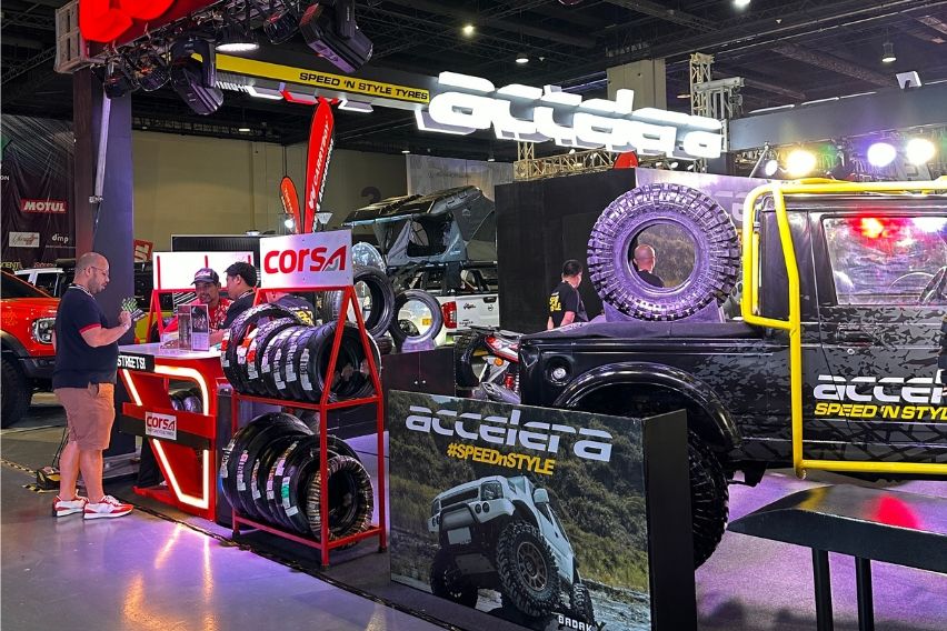 Corsa booth at 2024 Trans Sport Show