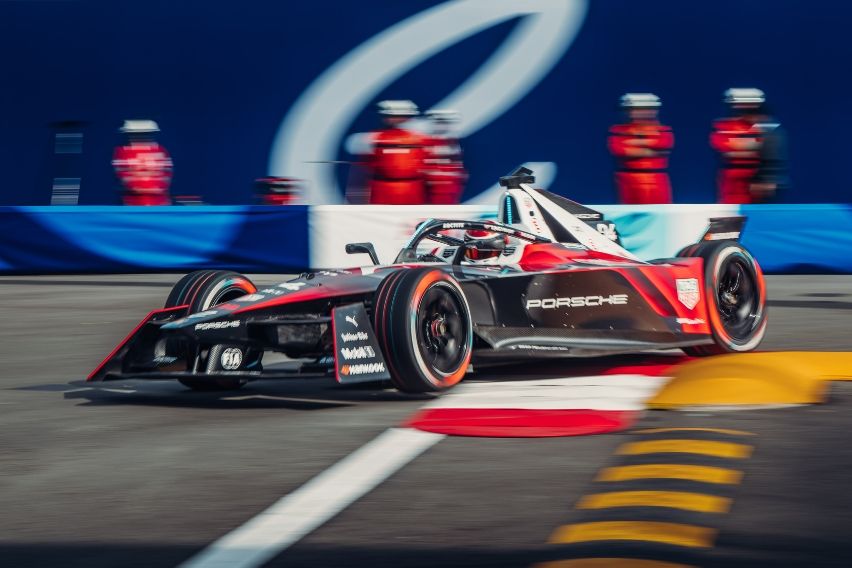Porsche 99X Electric at the Formula E 2024 Monaco Grand Prix