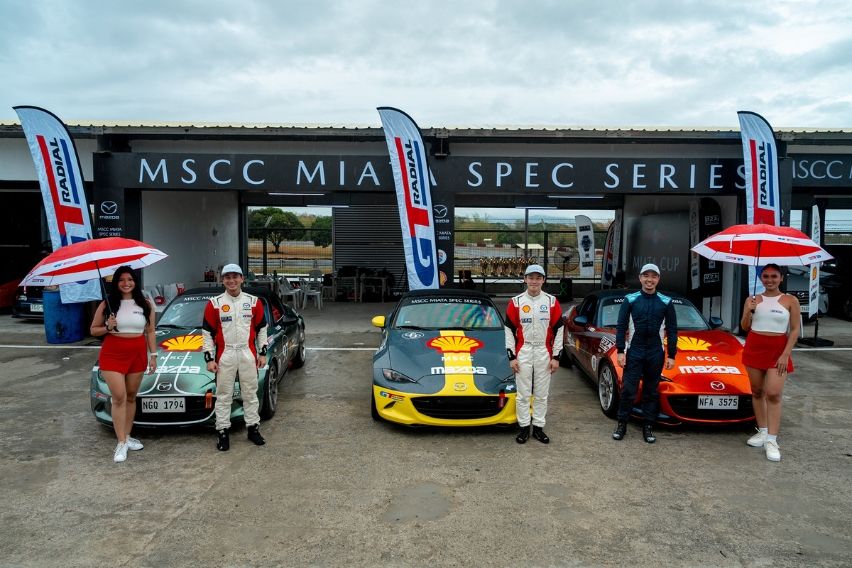 2024 MSCC Miata Spec Series Round 1 Race 2 overall winners