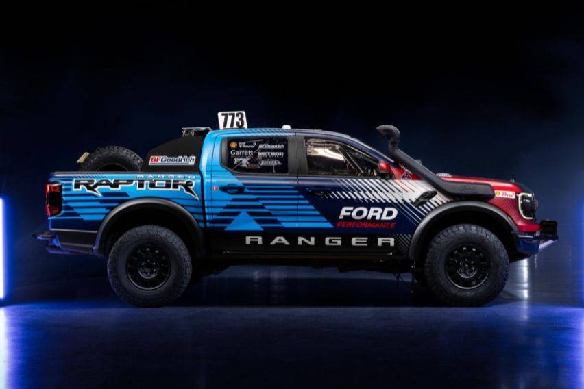 'Modded' Ford Ranger Raptor to take part in 2024 Tatts Finke Desert ...