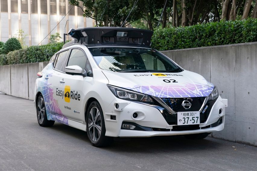 Nissan Leaf self-driving prototype