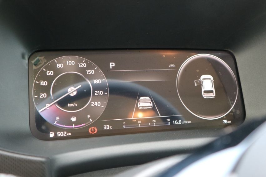 Kia sonet digital gauge cluster